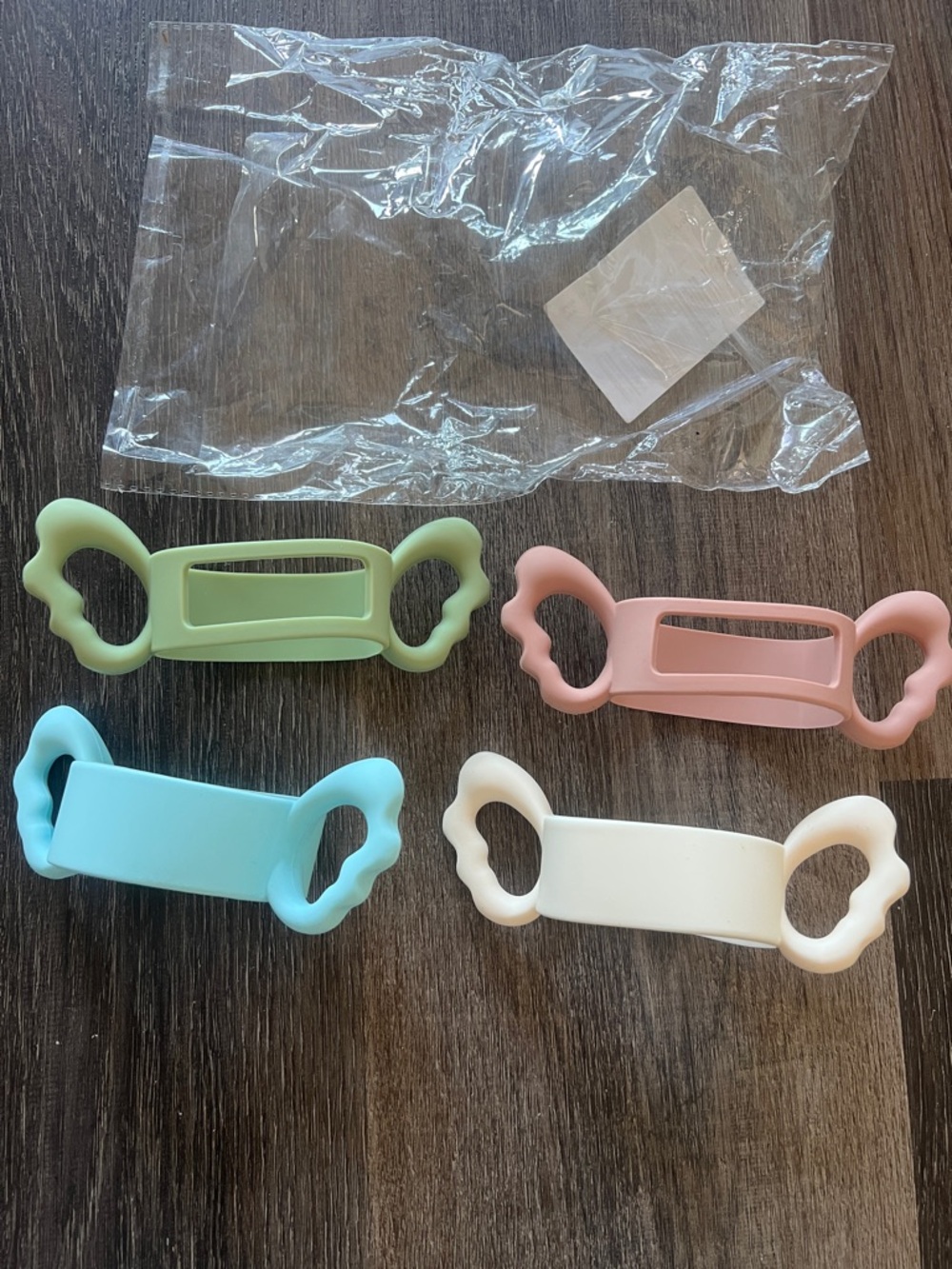 (51) NEW 4pc Silicone Baby Bottle Handles